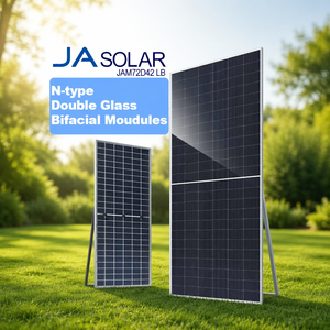 Paneles Solares Bifaciales de Vidrio HJT PERC de Silicio Monocristalino Tipo N E-Nice <span class=keywords><strong>JASOLAR</strong></span>, Celda de 182 mm x 182 mm, 600-725 W, 26% de Eficiencia, TUV - Product Image 3