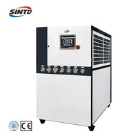 Machine de refroidissement industrielle SINTD 5HP 8HP 10HP 15HP 20HP refroidisseur d'eau refroidi à l'eau pour l'industrie du plastique