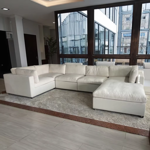 Hiện đại sang trọng phong cách đa chỗ ngồi đám mây trắng cánh tay sofa ngả và reclinable tính năng cho khách sạn văn phòng hoặc căn hộ sử dụng - Product Image 1