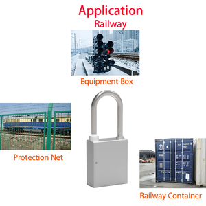 Sans clé intelligent pour <span class=keywords><strong>cadenas</strong></span> en acier inoxydable <span class=keywords><strong>Bluetooth</strong></span> pour l'option de stockage de données en nuage de communication extérieure - Product Image 5