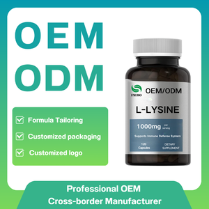 OEM/ODM <span class=keywords><strong>L</strong></span>-<span class=keywords><strong>Lysine</strong></span> |   <span class=keywords><strong>1000</strong></span> mg |   120 capsules |   Complément végétarien, sans OGM et sans gluten - Product Image 6