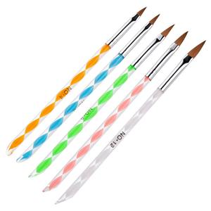 Hadiyah Beauty - Juego de 5 Pinceles para Uñas, Pincel para Gel UV, Pincel para Pintar Uñas, Herramientas de Manicura para Extensión de Uñas - Product Image 4