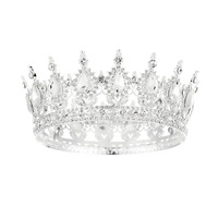 Braut Hochzeits torte Dekoration Legierung Krone Blumen dekoration Geburtstags strauß Blumen krone