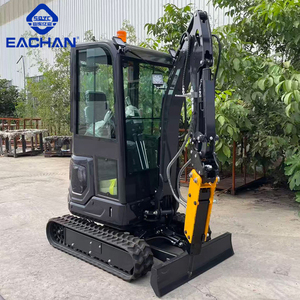 Excavadora pequeña de alta eficiencia EACHAN de 1,8 toneladas para granja todo terreno sobre orugas huerto Micro excavadora diésel de gran potencia - Product Image 4