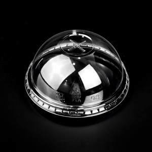 Nắp vòm (có khe x)-Nắp PLA 98mm nắp cốc phân hủy sinh học dựa trên Ngô nắp đậy nắp PLA cấp thực phẩm cho cốc uống - Product Image 1