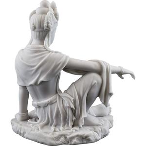 Escultura de Buda de Resina, Estatua de Quan Yin en Pose de Relajación Real, con Agua y Luna - Escultura Budista de la Diosa Quan Yin, Diosa de la Compasión y la Misericordia - Product Image 2