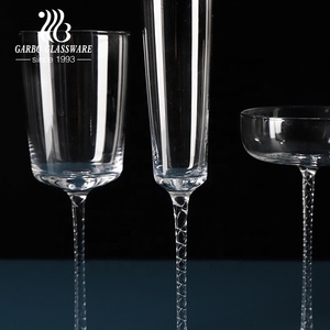 Copa <span class=keywords><strong>de</strong></span> Champán <span class=keywords><strong>de</strong></span> Lujo Hecha a Mano, Diseño en Espiral, Tallo Largo, Copa <span class=keywords><strong>de</strong></span> Martini, <span class=keywords><strong>Cristal</strong></span> con Borde <span class=keywords><strong>Cortado</strong></span> con Láser, <span class=keywords><strong>Copas</strong></span> <span class=keywords><strong>de</strong></span> Vino - Product Image 3