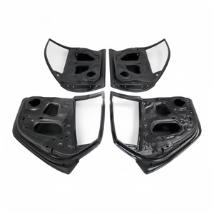 4 pièces de panneaux de porte en fibre de carbone adaptées aux <span class=keywords><strong>Honda</strong></span> <span class=keywords><strong>Civic</strong></span> Type R FK8 de <span class=keywords><strong>2018</strong></span> à 2021, pièces de rechange pour modification extérieure automobile - Product Image 4