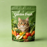 Sacs personnalisés imprimés pour aliments pour chiens, refermables avec fermeture éclair, pour chats et chiens, emballage pour animaux de compagnie, sacs anti-humidité, pochettes verticales pour aliments
