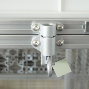 Aluminum Alloy Automatic <b>Spring</b> Bolt Solid <b>Door</b> Window Latch Casement Self Closing Aircraft Type Silver - Product Image 3