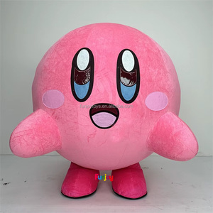 2m Walking Inflatable <strong>Kirby</strong> Mascot <strong>Costume</strong> Cartoon Character <strong>Kirby</strong> <strong>Costume</strong> for Adults - Product Image 6