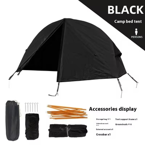 Tente de camping Da Niu double couche anti-UV, portable, légère, imperméable, <span class=keywords><strong>moustiquaire</strong></span>, pour une <span class=keywords><strong>personne</strong></span>, hors sol - Product Image 3