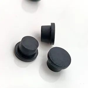 Yuvarlak kare siyah Pp Pe kare boru için plastik uç kapağı sandalye masa tabure bacak tüpü ekleme boru delik fiş
