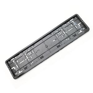 Accesorios de coche JDM impreso en blanco Abs plástico Número de coche soporte para matrícula marco fibra de carbono logotipo personalizado para Euro europeo - Product Image 5