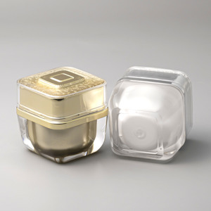 Vuông 10G 30G Rỗng <span class=keywords><strong>Acrylic</strong></span> Kem Mỹ Phẩm Bao Bì <span class=keywords><strong>Container</strong></span> Cho Tay Và Mặt Chăm Sóc Da Lọ - Product Image 4