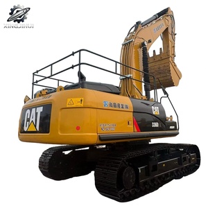 Excavadora de cadenas CAT336D2L usada, 36 toneladas, cucharón de 2.4m³, marca original japonesa, excavadora grande para construcción, pocas horas, buen estado. - Product Image 1