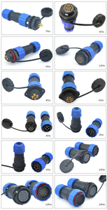 Connecteurs <span class=keywords><strong>étanche</strong></span>s <span class=keywords><strong>12</strong></span> <span class=keywords><strong>volts</strong></span> mâle femelle 6 9 broches - Product Image 6