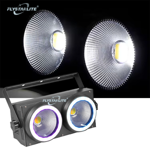 DMX512 2 Eyes Blinder LED Matrix Light Strip Light COB Strobe Wash Effect RGB Ring 250W Blanc Chaud pour Mariages et Fêtes - Product Image 2