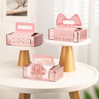 Boîte Cadeau Personnalisée de Luxe en Aluminium pour Biscuits, Gâteau à l'Ananas, Caramel Flocon de Neige, Bonbons, Pâtisseries Cuisinées pour la Fête des Mères – Vente en Gros Chine