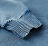 Design personnalisé rétro vieux pull à capuche en coton lourd pour hommes 425g lavé à la pierre 100% sweats à capuche en coton avec impression numérique