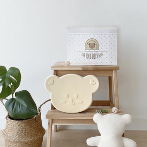 Piastra di aspirazione dell'orsetto, piastre antiscivolo per bambini con coperchio per Non più disordine nel tempo dei pasti - Product Image 6
