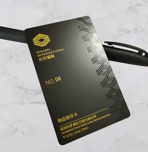 Nhôm thẻ kinh doanh Shinny lá vàng tùy chỉnh giá rẻ của tôi thẻ kinh doanh kim loại