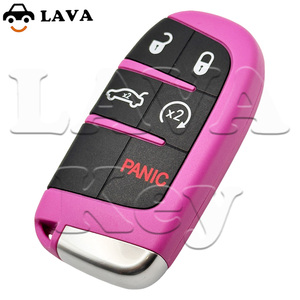 Pegatina negra rosa para Scat Pack 392 DAYTONA HEMI Challenger VIPER Hellcat SRT Redeye Demon 170 RT Carcasa de llave inteligente con control remoto - Product Image 6