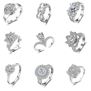 Rakol แหวนเงินสเตอร์ลิงทำจากซิลิกอนหินเซอร์คอนหรูหรา2023 RP5038 - Product Image 5