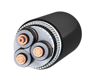Cavo N2XSEY 3x(25-300) mm² 6/10kV CU/XLPE/<span class=keywords><strong>CYS</strong></span>/PVC YJSV IEC60502-2 - Product Image 5