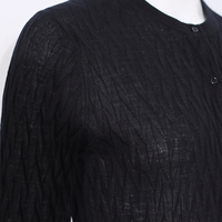 Pull en maille Fine à motif Argyle personnalisé, Top transparent à boutons pour printemps et été