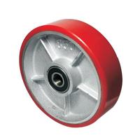 Roues de transpalette manuel en nylon blanc 70 mm * 60 mm en polyuréthane rouge 2,75 * 2,35 pouces pour pièces de rechange de transpalette