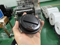 Couvre-bouteilles jetables écologiques anti-déversement en plastique, diamètre 90 mm (3,54 pouces), ouverture facile pour boissons