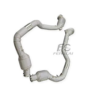 Échappement professionnel Decat pour Mercedes-AMG G63 W464 G500 4.0T V8 2019+ à haut débit, modification automobile, logo personnalisé - Product Image 6