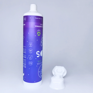 Dentifricio per Bambini Personalizzato con Motivo Blu, Tubo Morbido con Tappo Flip-Top Bianco per Cosmetici Scolastici, Crema Dentale per Igiene Orale - Product Image 4