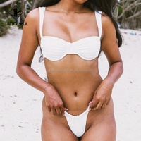 Maillots de bain pour femmes 2024, bikini personnalisé en matériau recyclé, recyclé GRS, respectueux de la peau, tissu double haute élasticité
