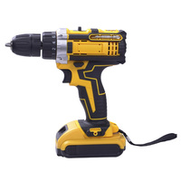 Perceuse sans fil 21V, perceuse électrique à double vitesse 10MM, ensemble de perceuse avec deux batteries, ensemble de 24 pièces