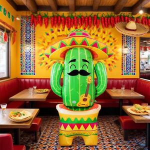 Globo de Aluminio con Forma de Cactus de 61 Pulgadas, Base Grande, para Decoración de Fiestas Temáticas Mexicanas, Regalo para Eventos - Product Image 5