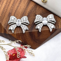 Boutons de haute qualité en micro-pavé de zircon pour manteaux et pulls, accessoires de couture, boucles en métal pour vêtements