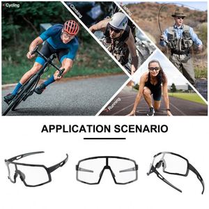 Tint Changing Custom Men Diving Sports Photochromic Sunglasses with PC Frame UV400 Lenses Adjustable Strap & Dustproof Design - Product Image 5
