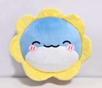Vente en gros 12 pouces écologique Lion tournesol réversible multicolore oreiller coussin Ultra doux PP coton jouets en peluche