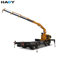Grue de chantier articulée à bras pliable à commande proportionnelle HAOY 16 tonnes