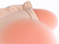 Culotte rembourrée en silicone pour femmes grandes tailles, rehausseur de hanches, fesses complètes, sous-vêtement artificiel pour les hanches, écologique et antibactérien