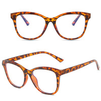 Lunettes DL transparentes anti-lumière bleue, lunettes œil de chat pour femmes, lunettes optiques claires, montures de lunettes