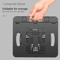 Support d'ordinateur portable et de tablette pliable et réglable en plastique, universel, portable, accessoire de bureau