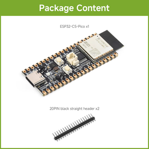 บอร์ดพัฒนา Waveshare ESP32-C5 รองรับ Wi-Fi 6 แบบดูอัลแบนด์, โปรเซสเซอร์แบบซิงเกิลคอร์ 240MHz, โมดูลในตัว ESP32-C5-MINI-1 ซีรีส์ K421 - Product Image 2