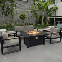 Brûleur à gaz rectangulaire en acier inoxydable de 74 cm pour table de foyer extérieur et cheminée