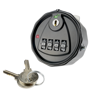 Cerradura Robusta de Combinación Doble de 4 Dígitos, Opción Multimaterial para Buzón, Armario de Almacén, Muebles de Interior, Herrajes de Seguridad - Product Image 1