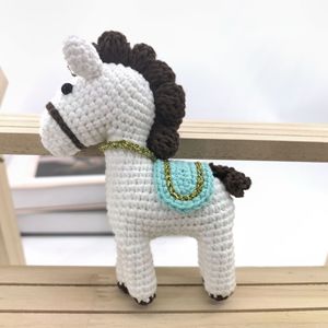 Pendentif de voiture en forme de poney « Que vous vous enrichissiez instantanément », fait main au <span class=keywords><strong>crochet</strong></span>, pour votre année de <span class=keywords><strong>naissance</strong></span> - Product Image 6