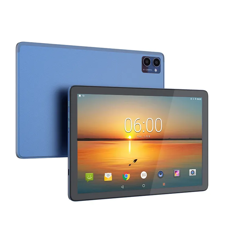 Tablet Android Tablet de 10 polegadas 8gb Ram 256gb Rom Android 11 Dual Sim 4g 8mp Câmera 6000mah Tablet PC
