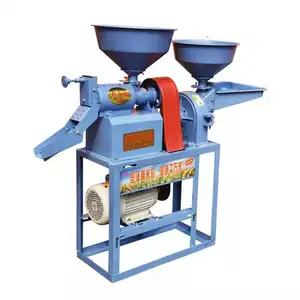 Home Use Rice Mill Machine Milling Millet with Vibratory Screen Separate Paddy Straw and Broken Rice